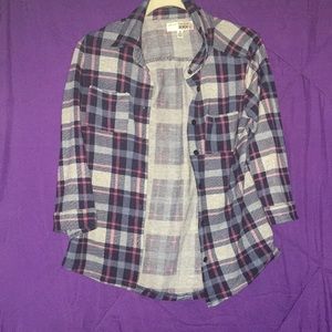 Cozy Checkered Button Down Shirt